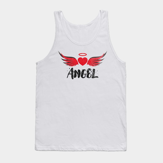 Angel Couple Matching Tank Top by PlimPlom